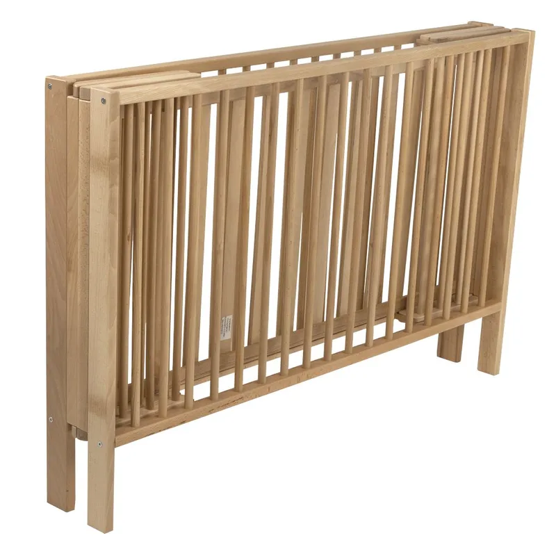 Ledikant Colorfull Home Skladane Inklapbaar 60x120 Beuken/Naturel van Colorfull Home – productfoto 4 van 4