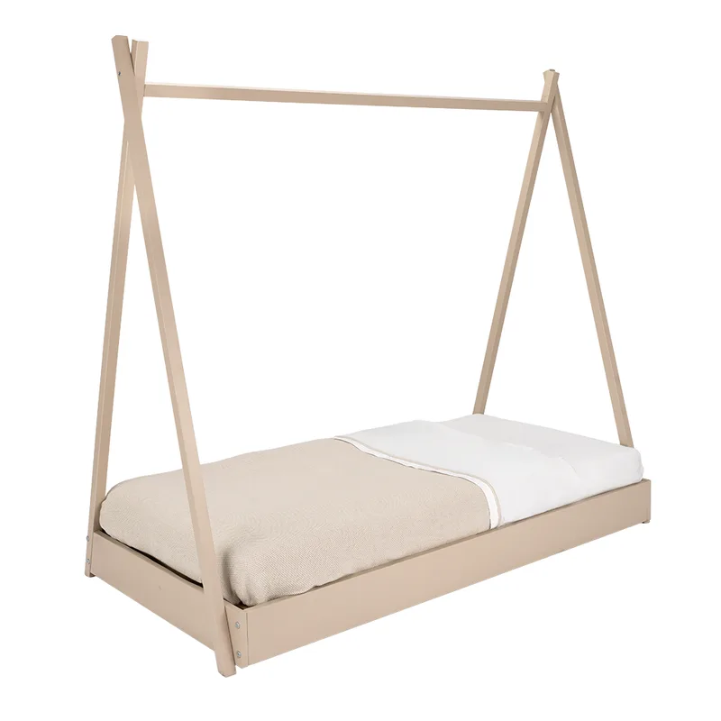 Peuterbed Colorfull Home 70x140 Vloerbed Tipi Sand van Colorfull Home – productfoto