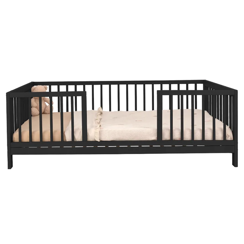 Peuterbed Colorfull Home Liam V2 70x140 zwart van Colorfull Home – productfoto