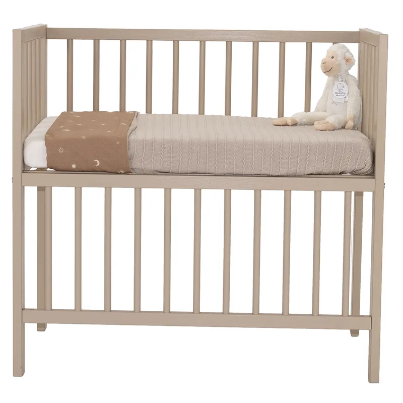 Wieg - Co-Sleeper - Aanschuifwieg - 40x80 cm - Sand van Colorfull Home in Beige, Zand – productfoto 2 van 4