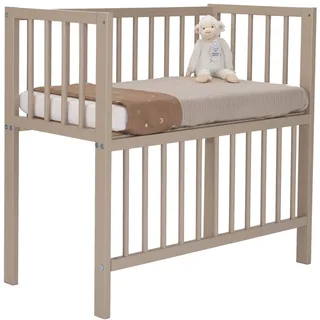 Wieg - Co-Sleeper - Aanschuifwieg - 40x80 cm - Sand van Colorfull Home in Beige, Zand – productfoto 1 van 4