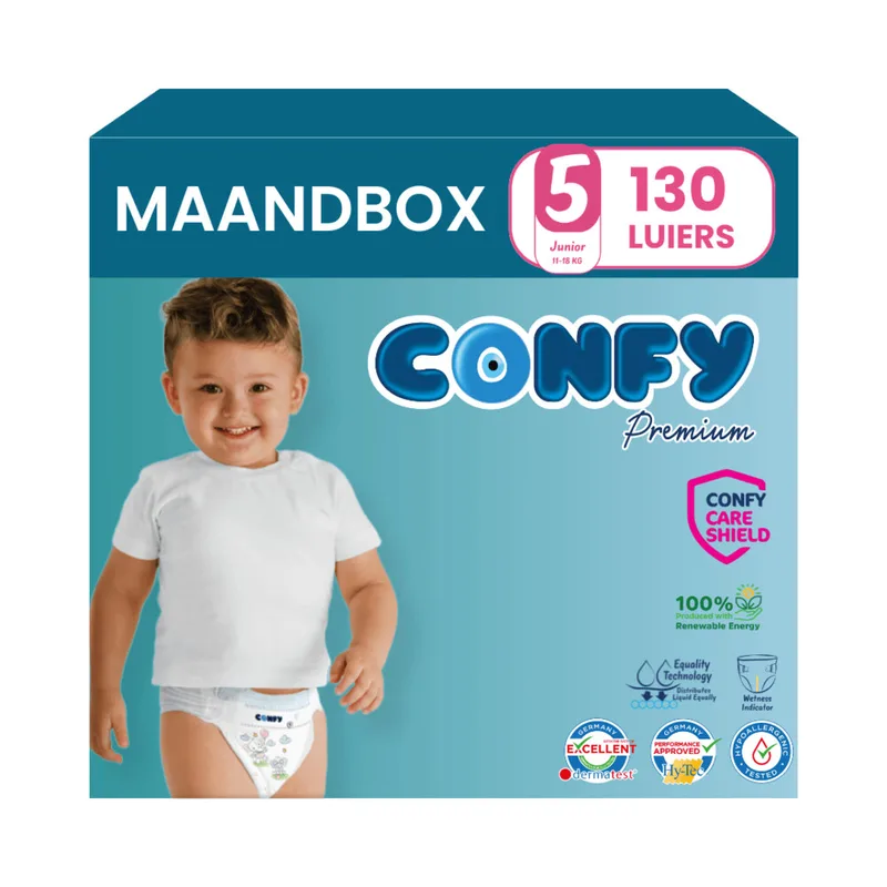 5x Confy Premium Luiers Maat 5 Junior 11-18kg 26 stuks by Confy – product photo