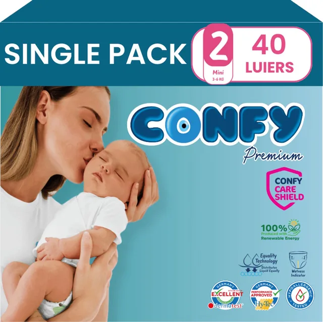 Premium - Luiers Maat 2 (3-6kg) - 40 Luiers