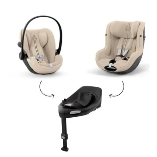 Autokindersitz Cybex Gold, Sirona G3 i-Size, ab: 3 Monaten, bis: 4 Jahren, ab: 61 cm, bis: 105 cm, ohne Base von Cybex in Beige – Produktfoto 6 von 6