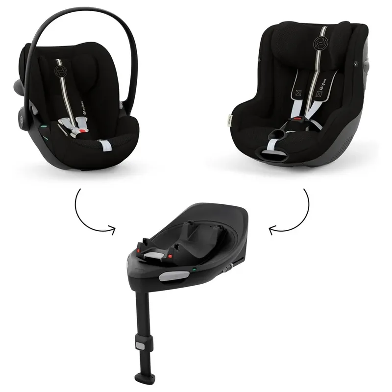 Autokindersitz Cybex Gold, Sirona G3 i-Size, ab: 3 Monaten, bis: 4 Jahren, ab: 61 cm, bis: 105 cm, ohne Base von Cybex in Schwarz – Produktfoto 6 von 6