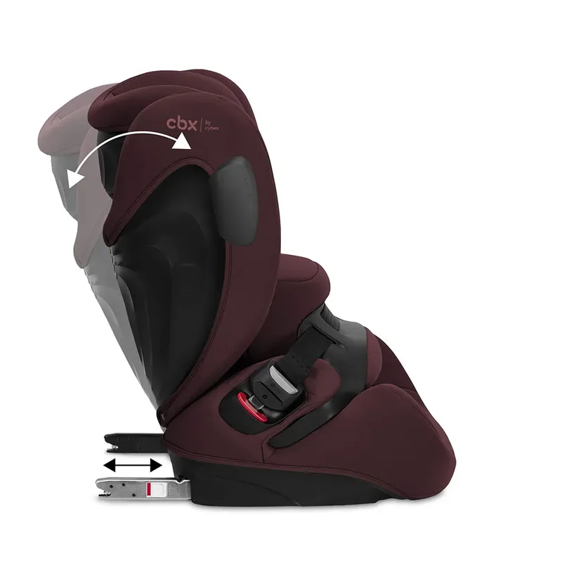 Cbx By Cybex Kindersitz Pallas B3 fra Cybex i Rød, 52 × 39 × 64 mm – produktbillede 4 af 6