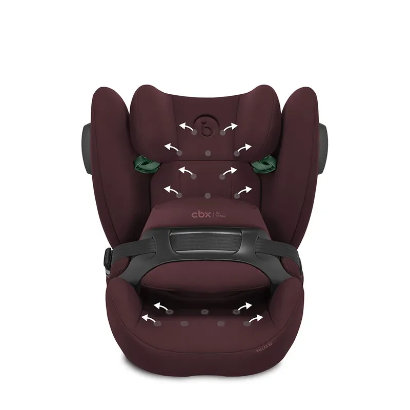 Cbx By Cybex Kindersitz Pallas B3 fra Cybex i Rød, 52 × 39 × 64 mm – produktbillede 5 af 6