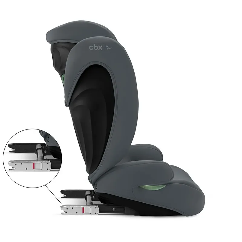 Cbx By Cybex Kindersitz Solution B i-Fix fra Cybex i Grå, 39 × 52 × 64 mm – produktbillede 3 af 6