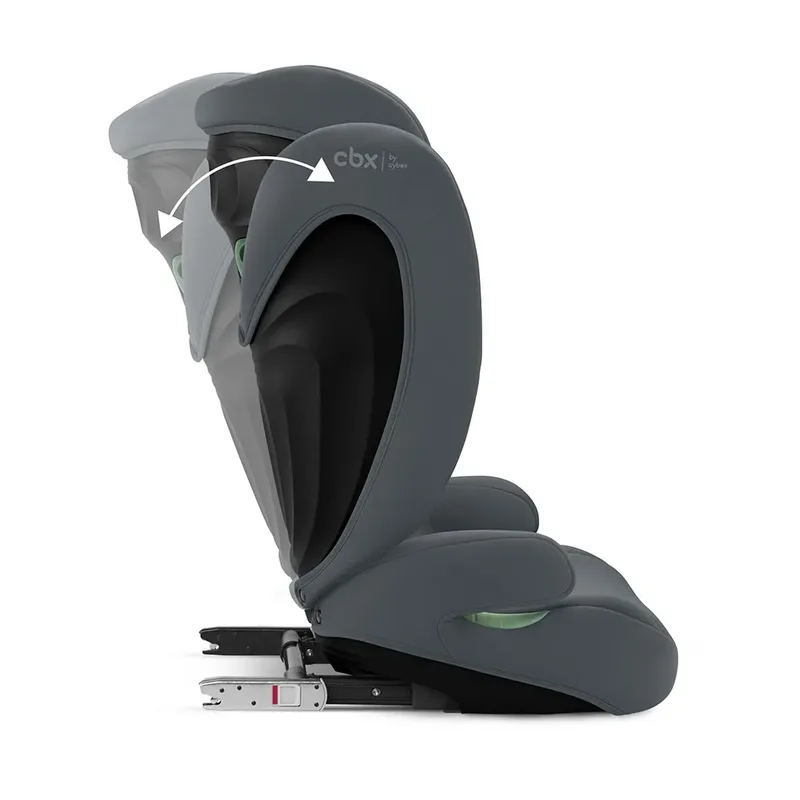Cbx By Cybex Kindersitz Solution B i-Fix fra Cybex i Grå, 39 × 52 × 64 mm – produktbillede 4 af 6