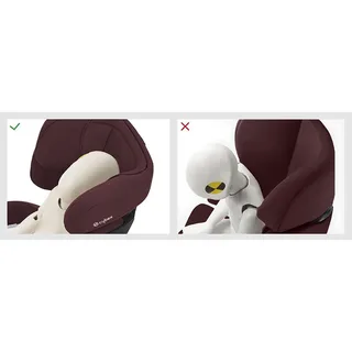 Cbx By Cybex Kindersitz Solution X i-Fix från Cybex i Dunkelrot, 38 × 47 × 64 mm – produktbild 2 av 6