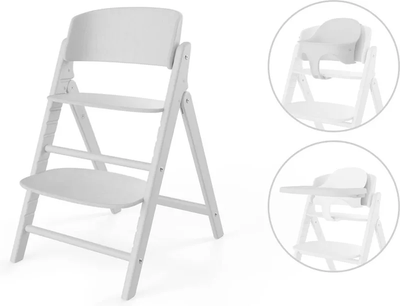 Click & Fold 3 In 1 - Kinderstoel - White de Cybex en All White – photo produit