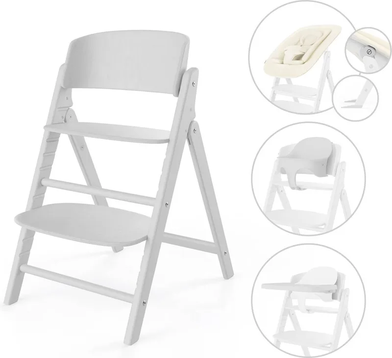 Click & Fold 4 In 1 - Kinderstoel - White från Cybex i All White – produktbild