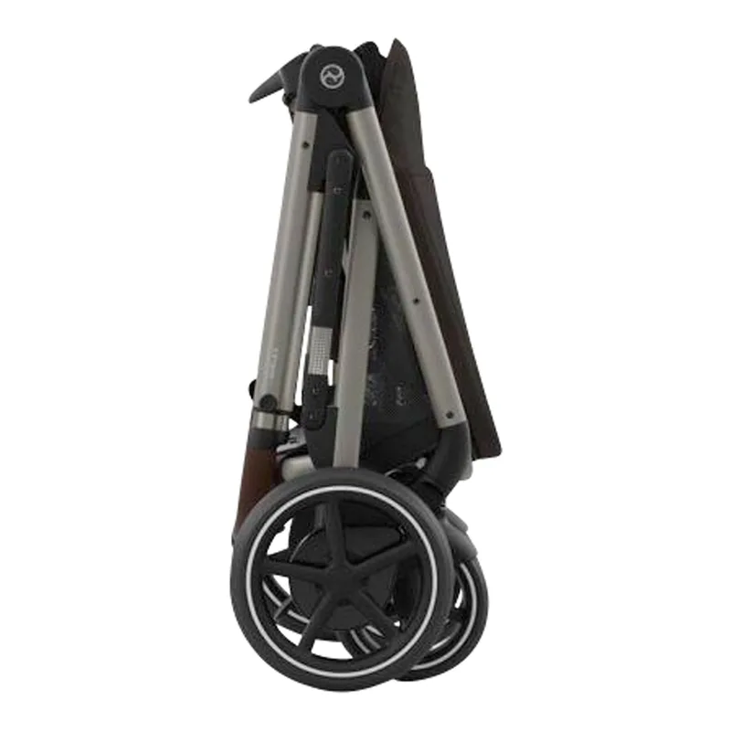 e-Gazelle S - Kinderwagen - Taupe Frame by Cybex in Chocolate Brown – product photo 3 of 3