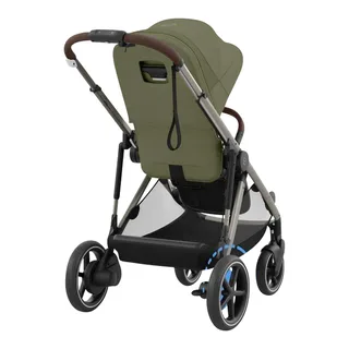 e-Gazelle S - Kinderwagen - Taupe Frame von Cybex in Moss Green – Produktfoto 2 von 3