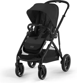 Gazelle S - Kinderwagen - Black Frame von Cybex in Moon Black – Produktfoto 1 von 3