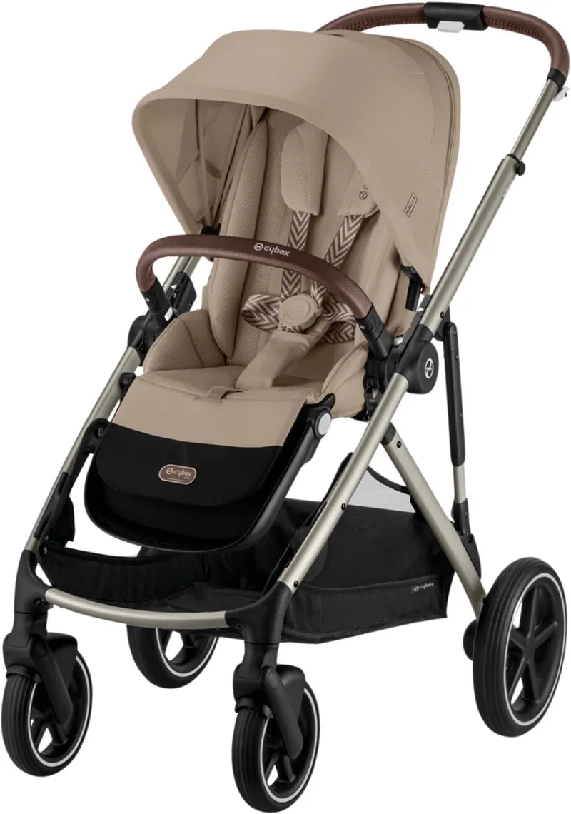 Gazelle S - Kinderwagen - Taupe Frame de Cybex en Almond Beige – photo produit