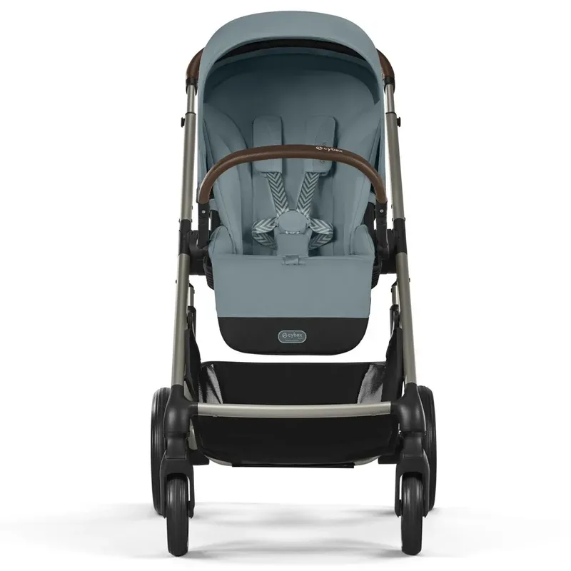 Kinder-Buggy Balios S Lux Kinderwagen - Kollektion 2025/2026, Mit Sitzeinheit und Einkaufskorb (10 kg), ab Geburt - 4 Jahre (22 kg) von Cybex in Grau – Produktfoto 3 von 6