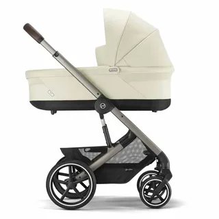 Kinder-Buggy Balios S Lux Kinderwagen - Kollektion 2025/2026, Mit Sitzeinheit und Einkaufskorb (10 kg), ab Geburt - 4 Jahre (22 kg) von Cybex in Beige – Produktfoto 4 von 6