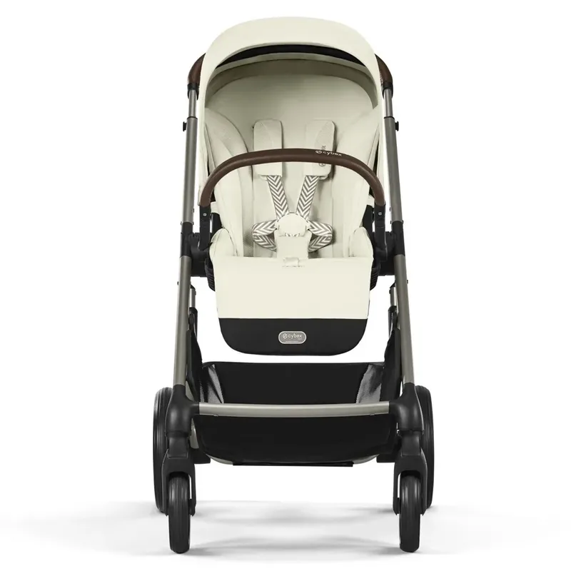 Kinder-Buggy Balios S Lux Kinderwagen - Kollektion 2025/2026, Mit Sitzeinheit und Einkaufskorb (10 kg), ab Geburt - 4 Jahre (22 kg) von Cybex in Beige – Produktfoto 3 von 6