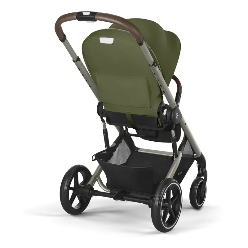 Kinder-Buggy Balios S Lux Kinderwagen - Kollektion 2025/2026, Mit Sitzeinheit und Einkaufskorb (10 kg), ab Geburt - 4 Jahre (22 kg) von Cybex in Grün – Produktfoto 2 von 6
