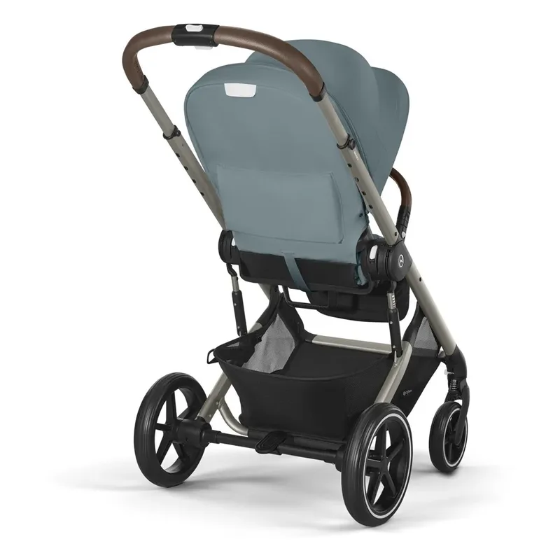 Kinder-Buggy Balios S Lux Kinderwagen - Kollektion 2025/2026, Mit Sitzeinheit und Einkaufskorb (10 kg), ab Geburt - 4 Jahre (22 kg) von Cybex in Grau – Produktfoto 2 von 6
