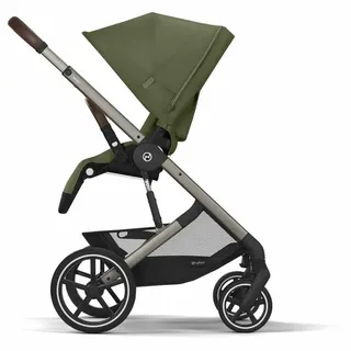 Kinder-Buggy Balios S Lux Kinderwagen - Kollektion 2025/2026, Mit Sitzeinheit und Einkaufskorb (10 kg), ab Geburt - 4 Jahre (22 kg) von Cybex in Grün – Produktfoto 6 von 6