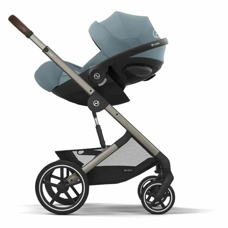 Kinder-Buggy Balios S Lux Kinderwagen - Kollektion 2025/2026, Mit Sitzeinheit und Einkaufskorb (10 kg), ab Geburt - 4 Jahre (22 kg) von Cybex in Grau – Produktfoto 5 von 6