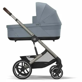 Kinder-Buggy Balios S Lux Kinderwagen - Kollektion 2025/2026, Mit Sitzeinheit und Einkaufskorb (10 kg), ab Geburt - 4 Jahre (22 kg) von Cybex in Grau – Produktfoto 4 von 6