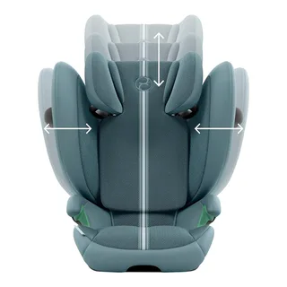 Kindersitz SOLUTION G2 I-FIX by Cybex in Light blue, 59 × 38 × 55 mm – product photo 2 of 3