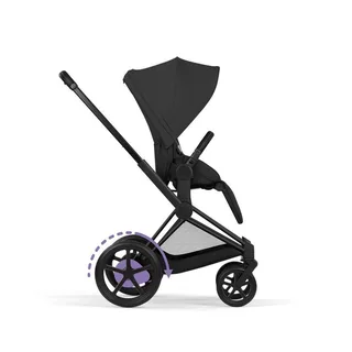 Kinderwagen Cybex e-Priam 5 Comfort Matt Black/Sepia Black incl. Foldable Carrycot by Cybex – product photo 4 of 4