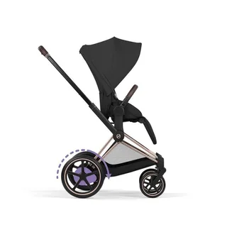 Kinderwagen Cybex e-Priam 5 Comfort Rosegold/Sepia Black incl. Foldable Carrycot by Cybex – product photo 4 of 4