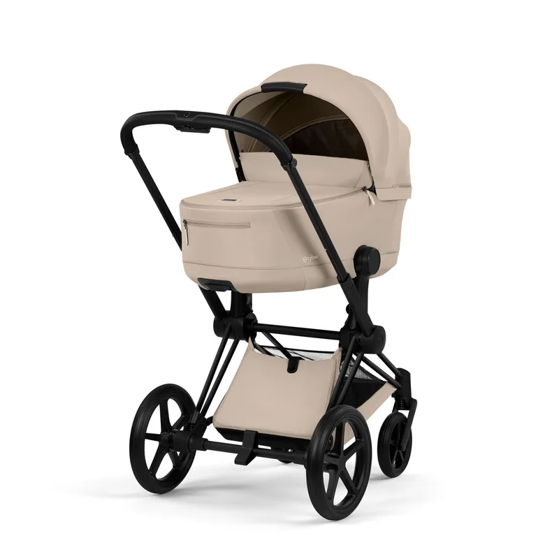 Kinderwagen Cybex Priam 5 Comfort Matt Black/Cozy Beige incl. Foldable Carrycot by Cybex – product photo 2 of 4