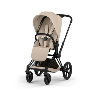Kinderwagen Cybex Priam 5 Comfort Matt Black/Cozy Beige incl. Foldable Carrycot by Cybex – product photo 3 of 4