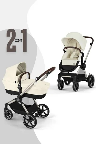 Kombi-Kinderwagen Cybex EOS Lux Kinderwagen 2-in-1 von Cybex in Beige – Produktfoto 1 von 6