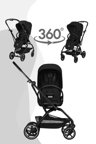 Kombi-Kinderwagen Eezy S Twist+ 2 Buggy by Cybex in Black – product photo 1 of 3