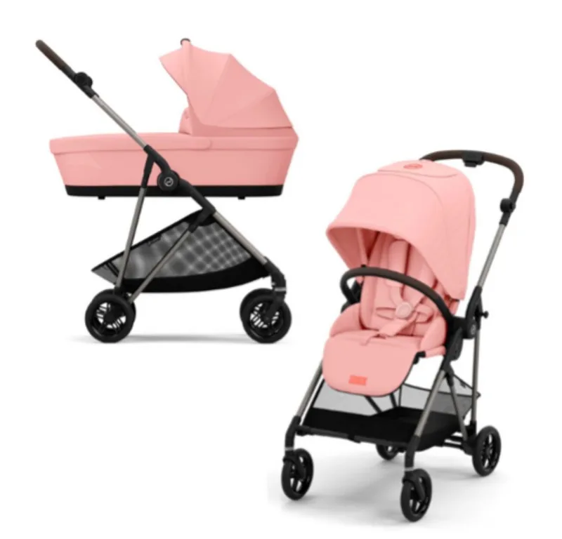 Kombi-Kinderwagen Melio van Cybex in Rot – productfoto