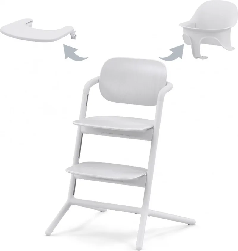Lemo Kinderstoel 3-in-1 Set från Cybex i All White – produktbild