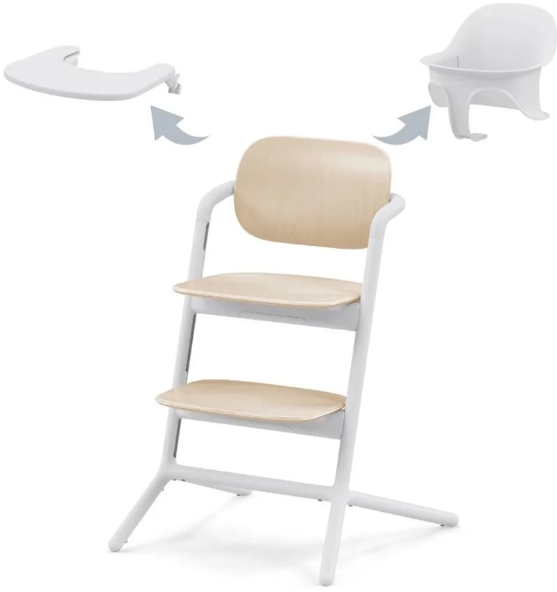 Lemo Kinderstoel 3-in-1 Set från Cybex i Sand White – produktbild
