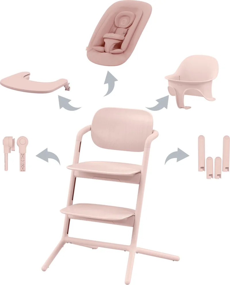 Lemo - Kinderstoel - 4 in 1 Set by Cybex in Pearl Pink – product photo