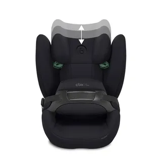pallas B i-fix - autostoel 76cm - 150cm (groep 1-2-3) - isize by Cybex in Volcano Black – product photo 6 of 6