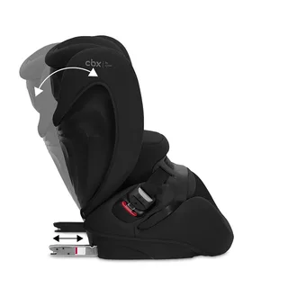 pallas B i-fix - autostoel 76cm - 150cm (groep 1-2-3) - isize by Cybex in Volcano Black – product photo 4 of 6
