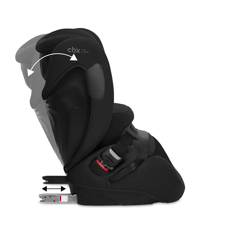 Pallas B3-fix Isize - Autostoel groep 1-2-3 - 76cm tot 150cm de Cybex en Noir – photo produit 4 sur 6