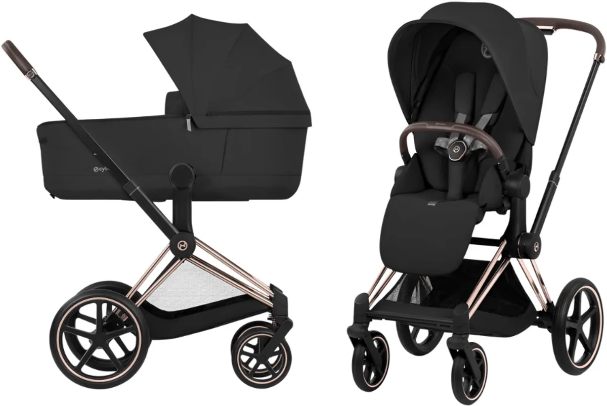 Priam Comfort Kinderwagen van Cybex in Zwart – productfoto