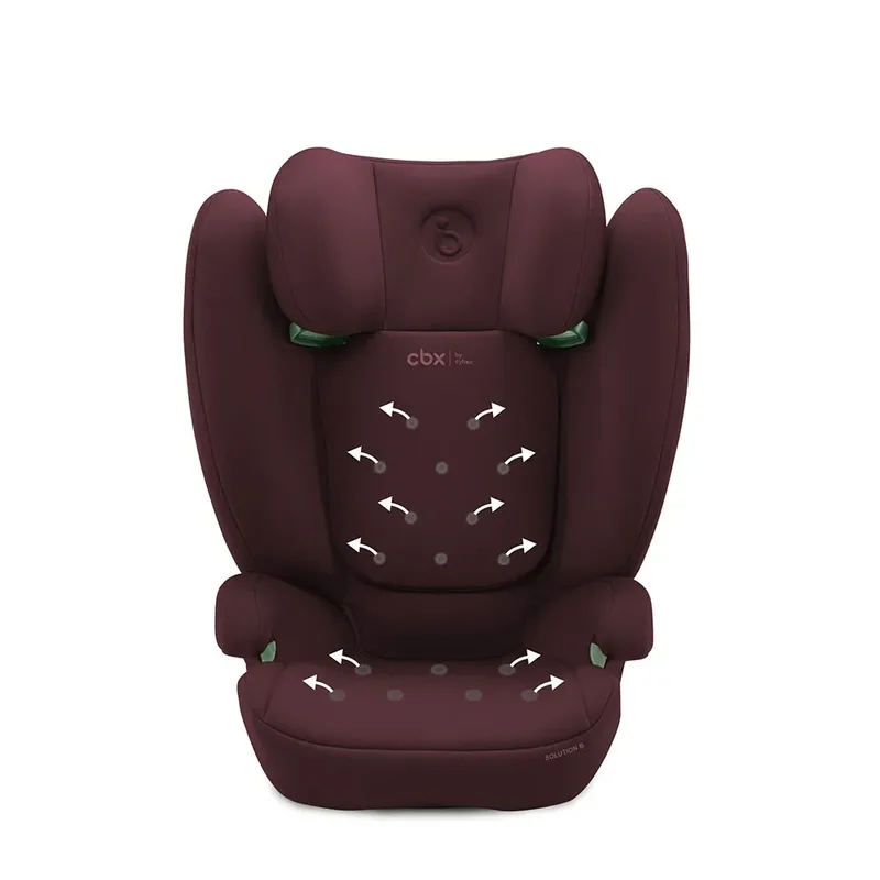 Solution B i-Fix autostoel 100-150 cm | 15-50 kg | i-Size by Cybex in Red – product photo 5 of 6