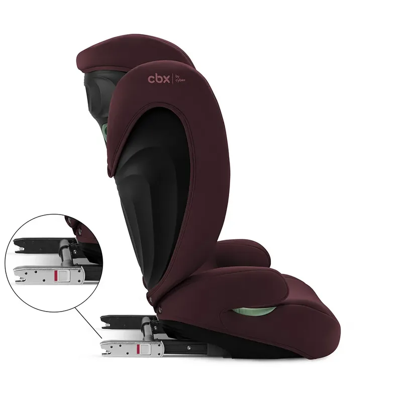 Solution B i-Fix autostoel 100-150 cm | 15-50 kg | i-Size by Cybex in Red – product photo 3 of 6