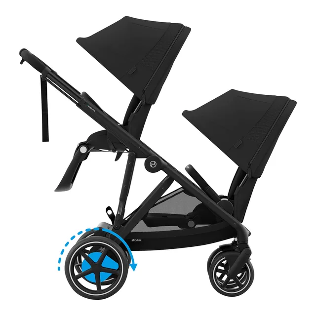 Zwillings- und Kinderwagen Geschwisterwagen eGazelle S