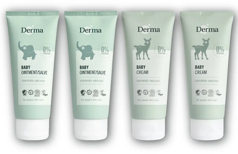 Baby pakket - 2 x billenzalf + 2 x crème de Derma – photo produit