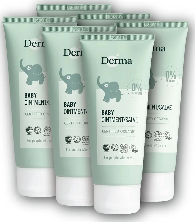 Billenzalf - 6 x 100ml - Beschermende Barrierelaag - voor Gevoelige Babyhuid - Hypoallergeen - Parfumvrij by Derma – product photo