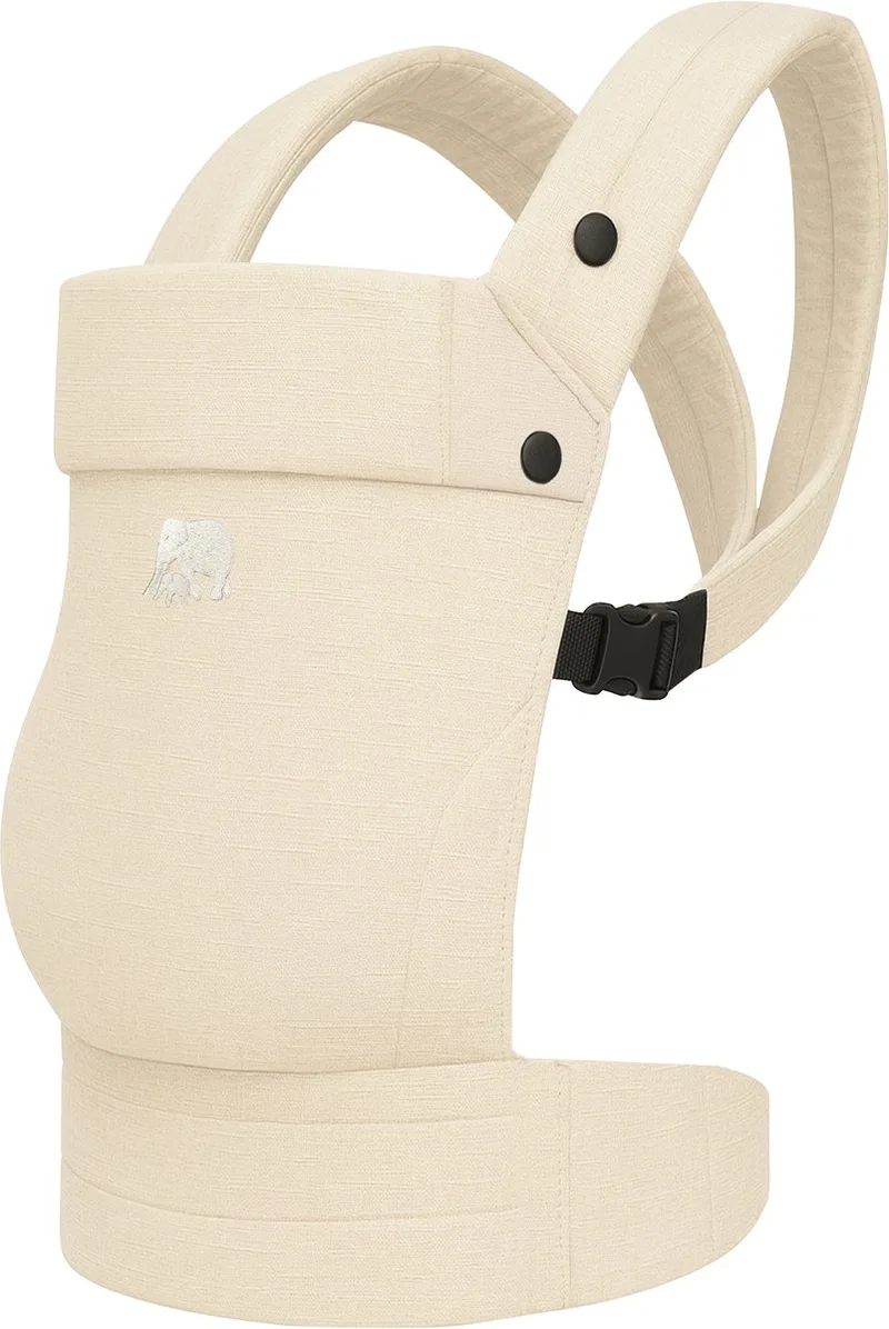 Amora Draagzak Baby Linnen - Ergonomische Babydrager van Deryan in Cream – productfoto