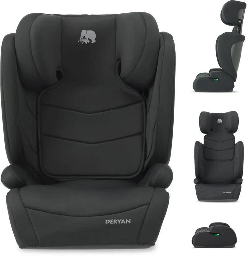 Charlie Basic i-Size Autostoeltje - 3,5 tot 12 Jaar van Deryan in Zwart – productfoto